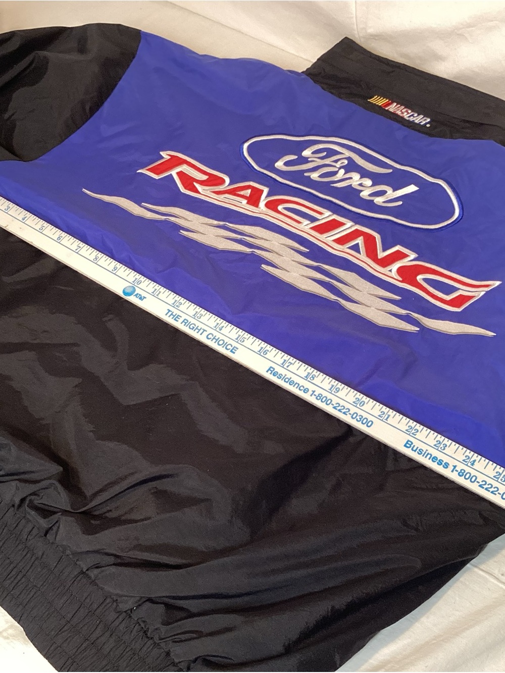 Racing Champions Ford Racing NASCAR  Blue and Black Bomber Jacket Size XL - Picture 12 of 14
